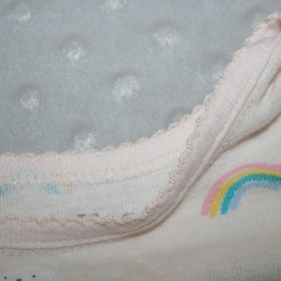 3/$20 Baby girl onesie rainbows cloud 6 months - Picture 8 of 12